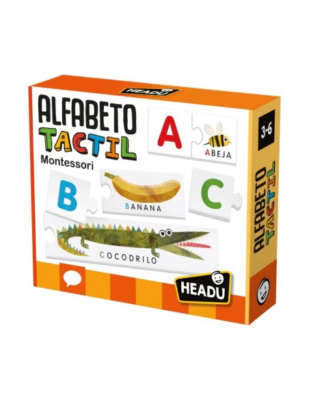 Alfabeto Táctil Montessori de Headu.