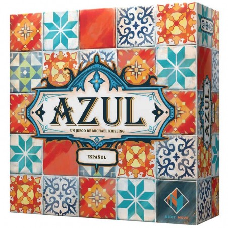 Azul, un juego abstracto de colocación de azulejos. Editado por Asmodee.