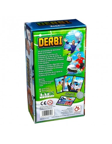 Derbi es un juego de cartas de Mercurio