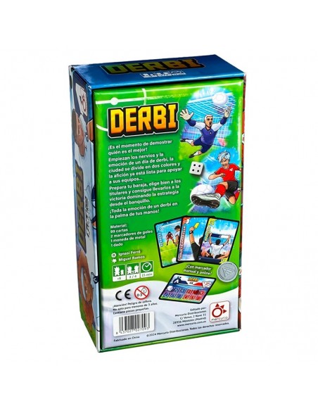 Derbi es un juego de cartas de Mercurio
