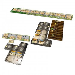 Caverna vs Caverna es un juego de colocación de trabajadoers del autor Uwe Rosenberg 2