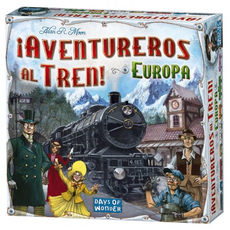 El clásico juego de Aventureros al Tren, que te lleva por toda Europa. Editado por Days of Wonder.