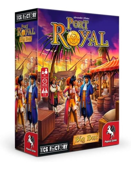 Port Royal Big Box es un divertido juego de tentar la suerte editado en España por TCG Factory