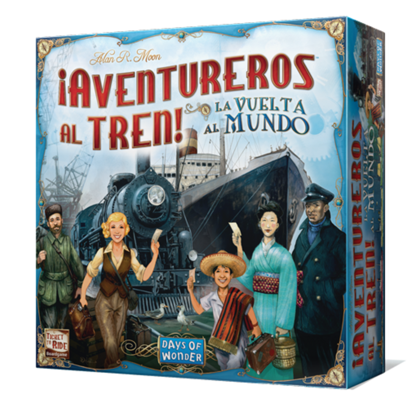 El clásico juego Aventureros al Tren que en esta oación nos lleva por todo el mundo.