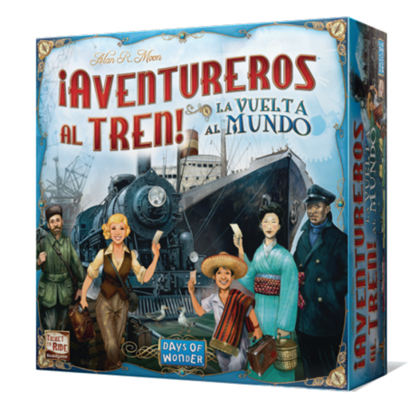 El clásico juego Aventureros al Tren que en esta oación nos lleva por todo el mundo.