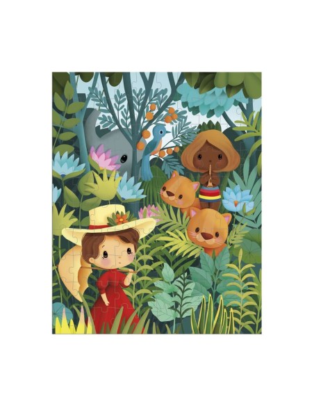 PUZZLE INSPIRADO EN ROUSSEAU - 100 PIEZAS DE JANOD.