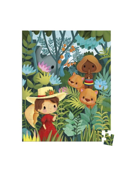 PUZZLE INSPIRADO EN ROUSSEAU - 100 PIEZAS DE JANOD.