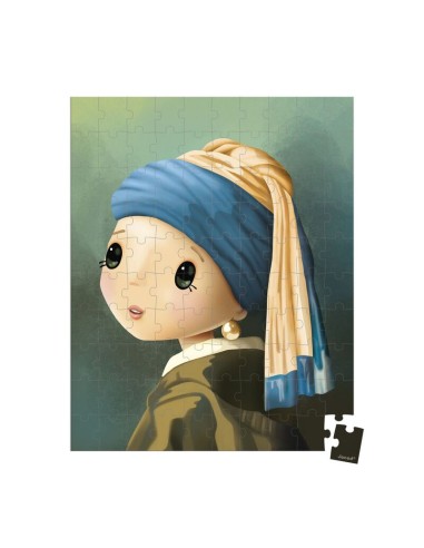 PUZZLE INSPIRADO EN VERMEER - 100 PIEZAS DE JANOD.