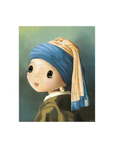 PUZZLE INSPIRADO EN VERMEER - 100 PIEZAS DE JANOD.