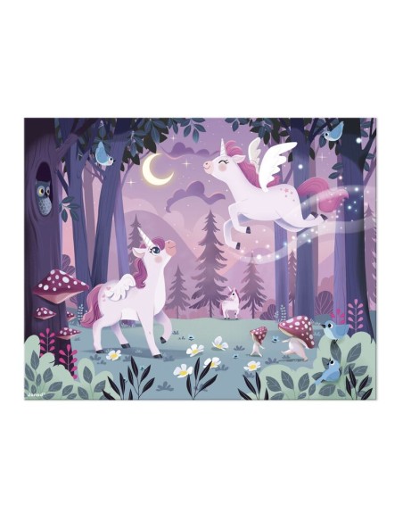 PUZZLE DE UNICORNIOS - 54 PIEZAS DE JANOD.