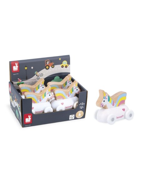 COCHE UNICORNIO DE MADERA REINO ENCANTADO - CROSS ROADS  DE JANOD