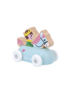 CARRUAJE DE MADERA PRINCIPE REINO ENCANTADO -CROSS ROADS