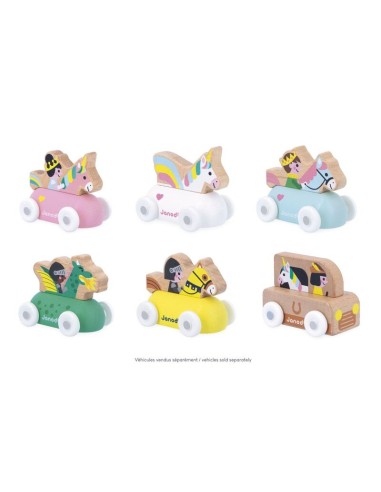 CARRUAJE DE MADERA PRINCIPE REINO ENCANTADO -CROSS ROADS