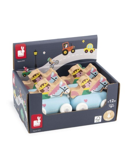 CARRUAJE DE MADERA PRINCIPE REINO ENCANTADO -CROSS ROADS