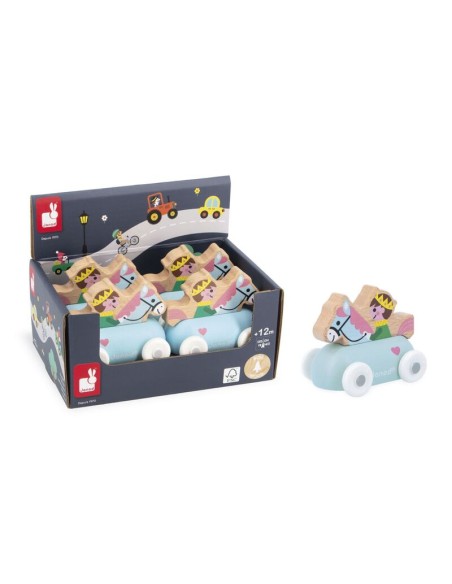 CARRUAJE DE MADERA PRINCIPE REINO ENCANTADO -CROSS ROADS