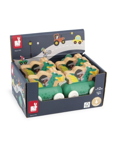 CARRUAJE DE MADERA DRAGON REINO ENCANTADO - CROSS ROADS DE JANOD.