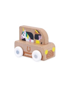 FURGONETA DE UNICORNIO DE MADERA REINO ENCANTADO - CROSS ROADS DE JANOD.