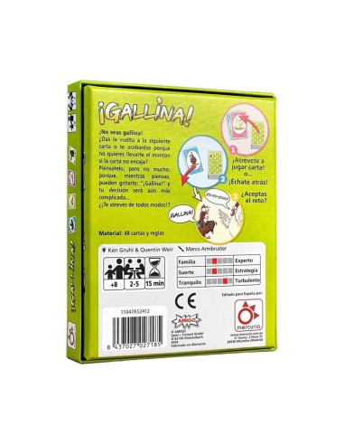 ¡Gallina! de la editorial Mercurio