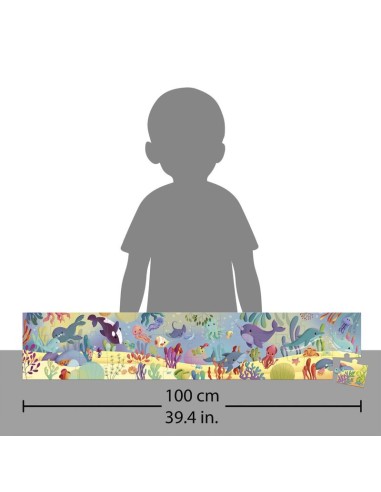 PUZZLE DE LOS ANIMALES MARINOS - 36 PIEZAS DE JANOD