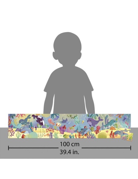 PUZZLE DE LOS ANIMALES MARINOS - 36 PIEZAS DE JANOD