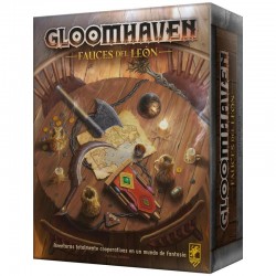 GLOOMHAVEN FAUCES DEL LEON es una versión simplificada de Gloomhaven