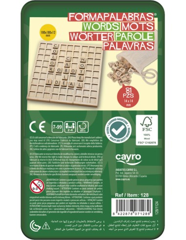 Formapalabras Metal Box Viaje de Cayro.