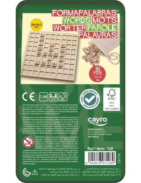 Formapalabras Metal Box Viaje de Cayro.