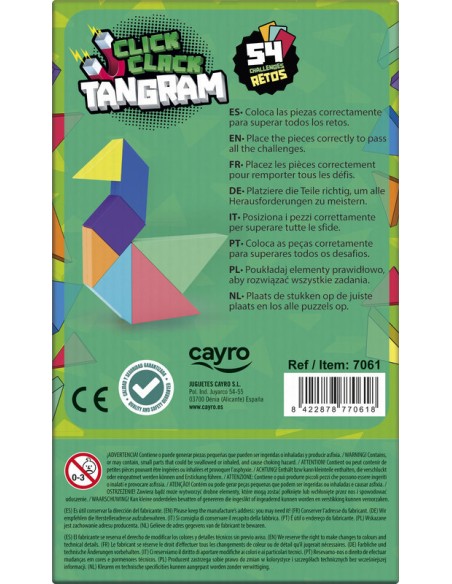 Click Clack Tangram de Cayro.