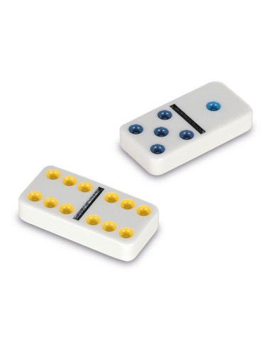 DOMINO COLORES DOBLE 6 METAL BOX de Cayro.