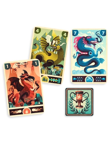 Cartas Dragon Deck de Djeco.