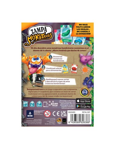 Zampa Monstruos de Devir.