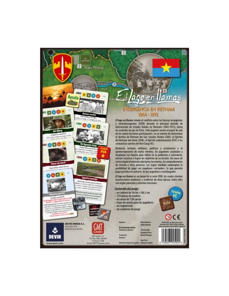 El Lago en Llamas de Devir.