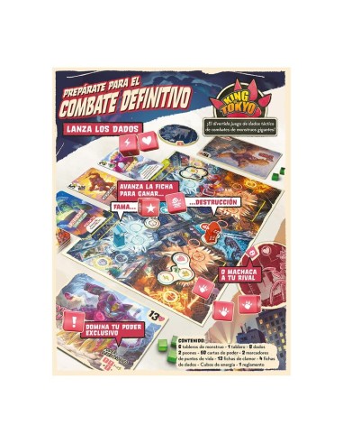 King of Tokyo Duel de Devir.