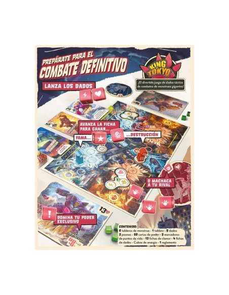 King of Tokyo Duel de Devir.