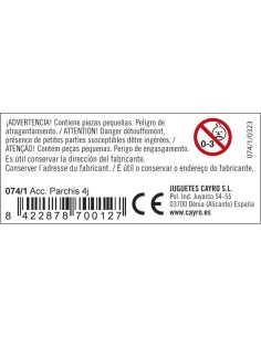 ACCESORIOS PARCHIS 4 (CAJA PLASTICO) 2