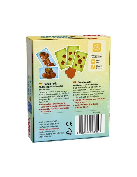MERIENDA DE BELLOTAS - SNACK JACK de HABA