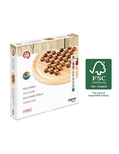 Solitario de madera de Cayro.