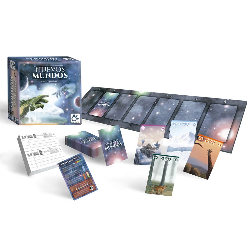 Nuevos mundos es un juego de cartas de Merdurio