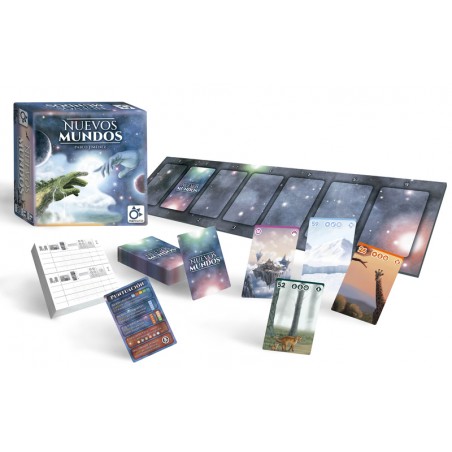 Nuevos mundos es un juego de cartas de Merdurio