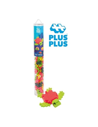 TUBO PLUS PLUS TORTUGA MARINA 100 pcs