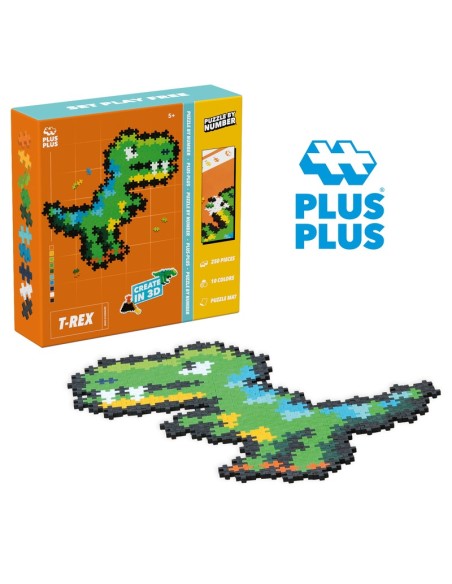 PUZZLE POR NUMEROS: T-REX 250 pcs