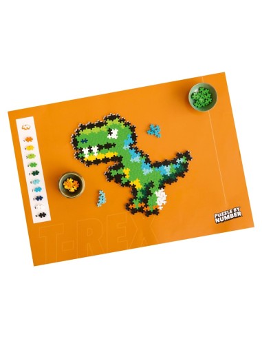 PUZZLE POR NUMEROS: T-REX 250 pcs