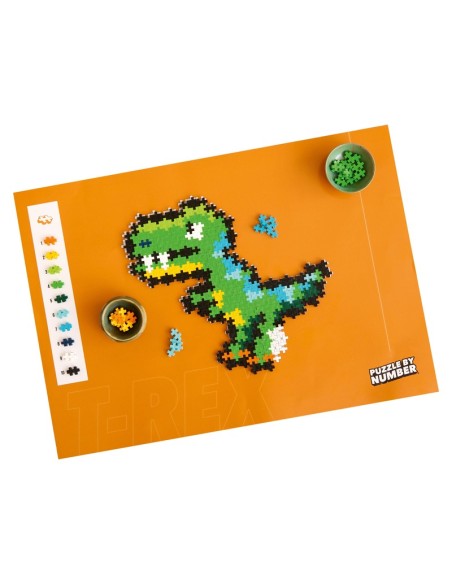 PUZZLE POR NUMEROS: T-REX 250 pcs