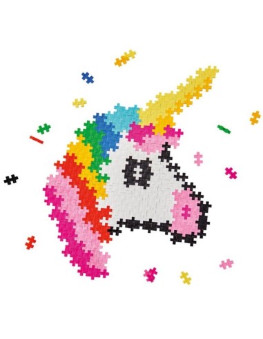 PLUS PLUS PUZZLE POR NUMEROS: UNICORNIO 250 pcs