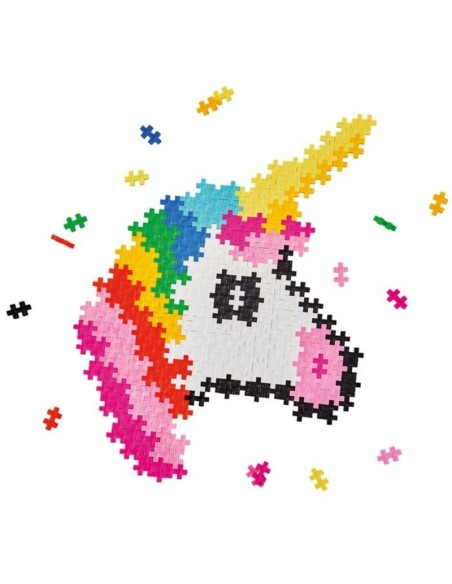PLUS PLUS PUZZLE POR NUMEROS: UNICORNIO 250 pcs