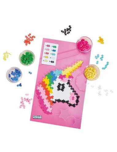PLUS PLUS PUZZLE POR NUMEROS: UNICORNIO 250 pcs