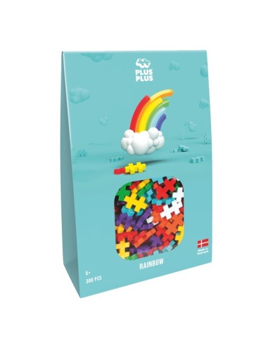 PLUS PLUS SOBRE ARCOIRIS 300 pcs