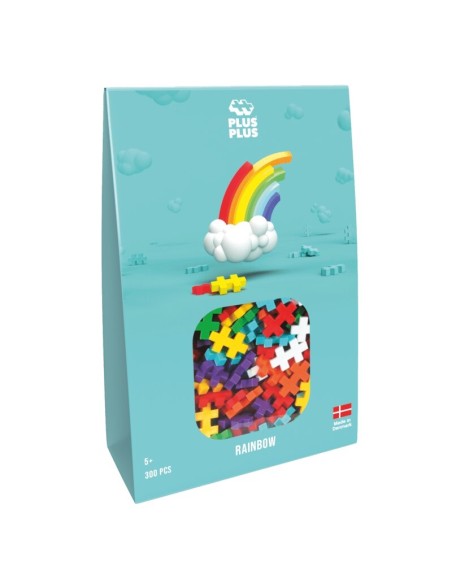 PLUS PLUS SOBRE ARCOIRIS 300 pcs