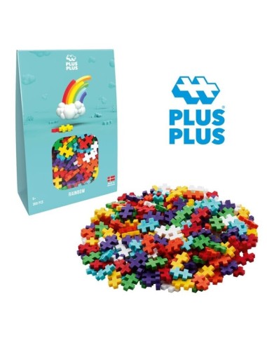 PLUS PLUS SOBRE ARCOIRIS 300 pcs