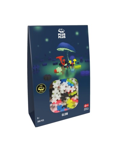 PLUS PLUS SOBRE BRILLA EN LA OSCURIDAD 300 pcs